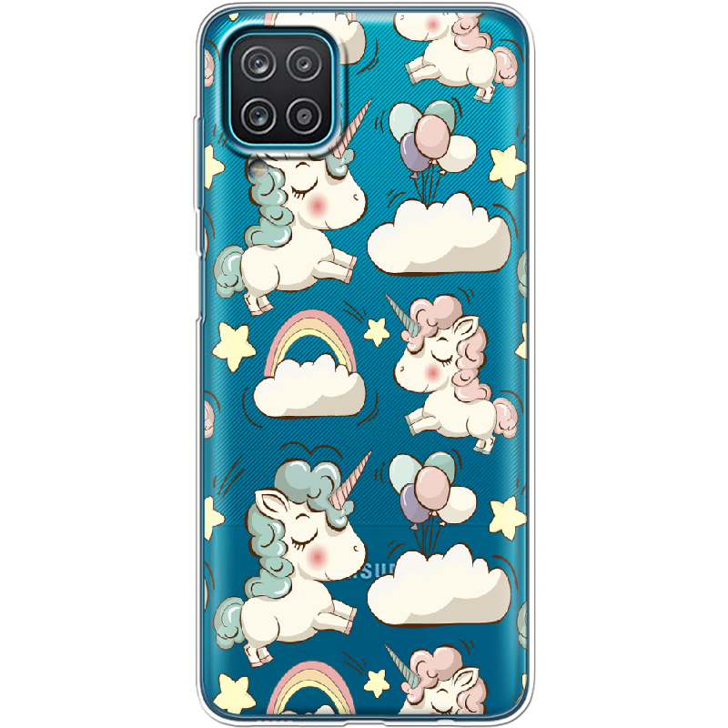 Чехол BoxFace Samsung A125 Galaxy A12 Unicorns Прозрачный силикон (41506-cc2-41506)