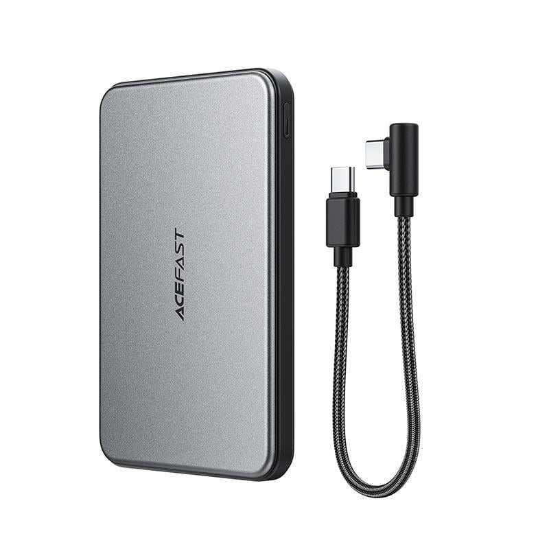 Повербанк Acefast M30 5000 mAh Wireless 2хUSB Type-C Черный (24497)