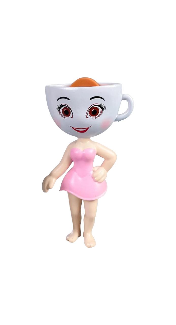 Детская игровая фигурка Ballerina Cappuccina итальянский мем 10 см (1000-ZB-1692)