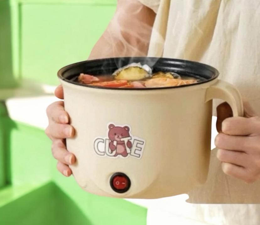 Электрокастрюля дорожная с функцией чайника 5в1