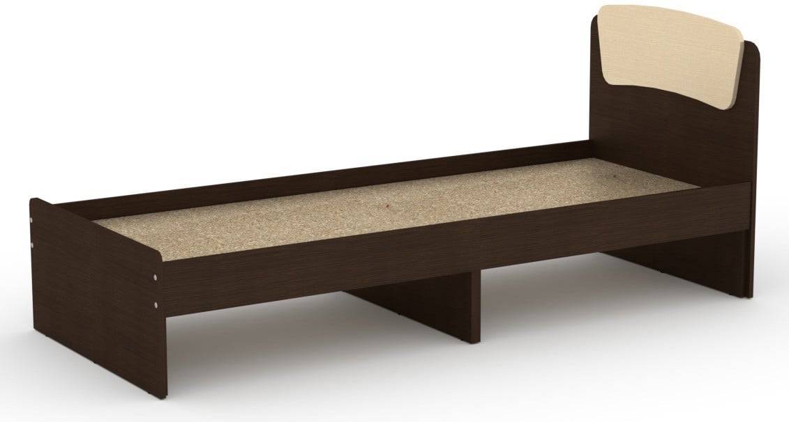 Ліжко класичне Компаніт Класика-80 80х200 см Венге комбі