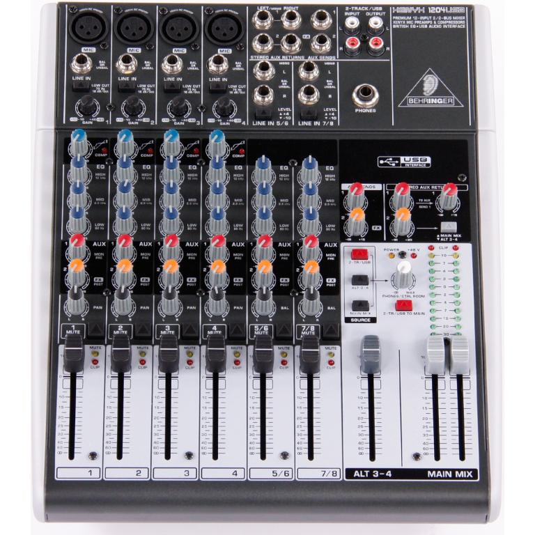 Микшер аналоговый Behringer Xenyx 1204USB - фото 3 Микшер аналоговый Behringer Xenyx 1204USB - фото 3