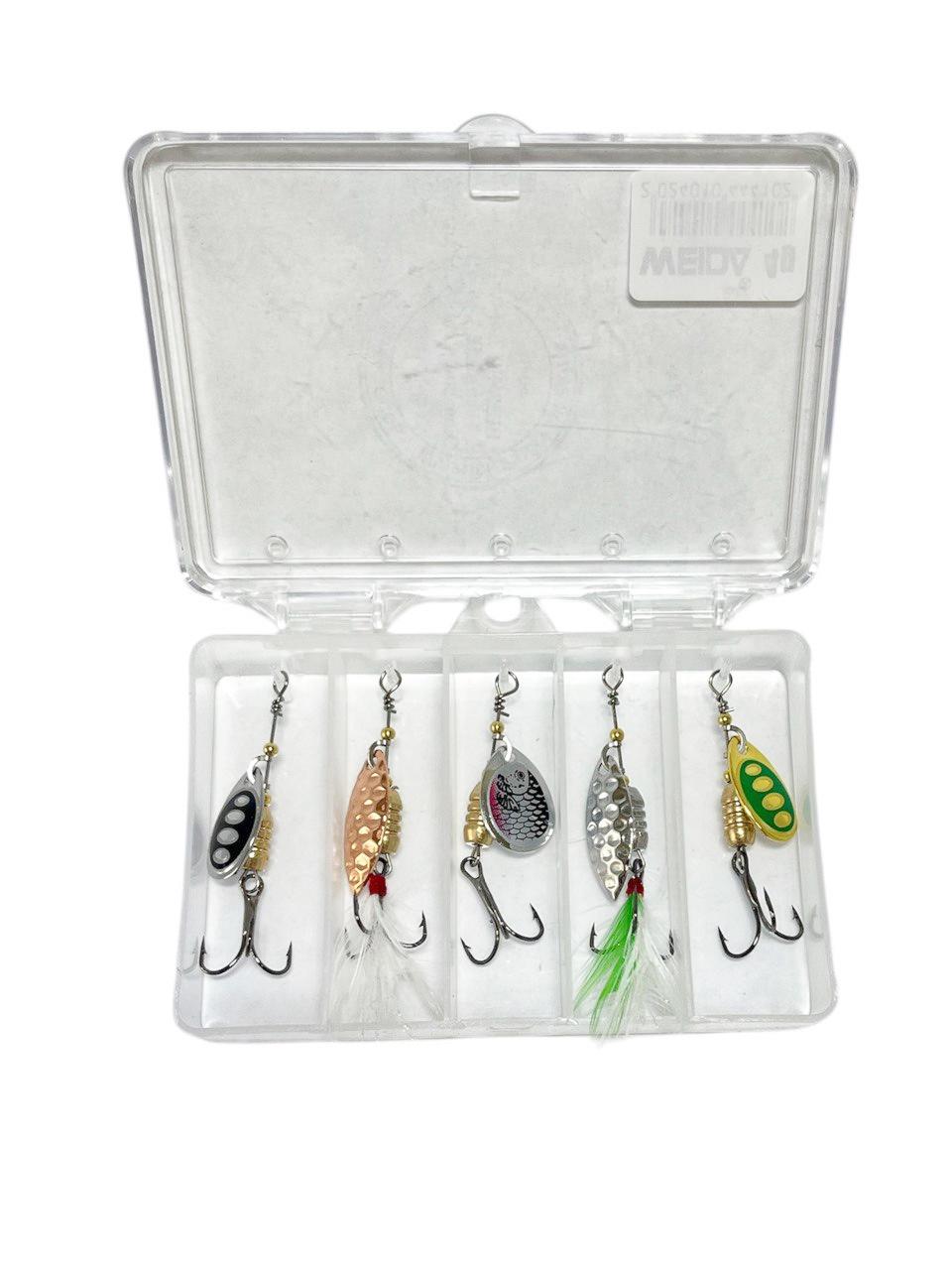 Набор блесен-колебалок Weida в коробке 4 г 5 шт.