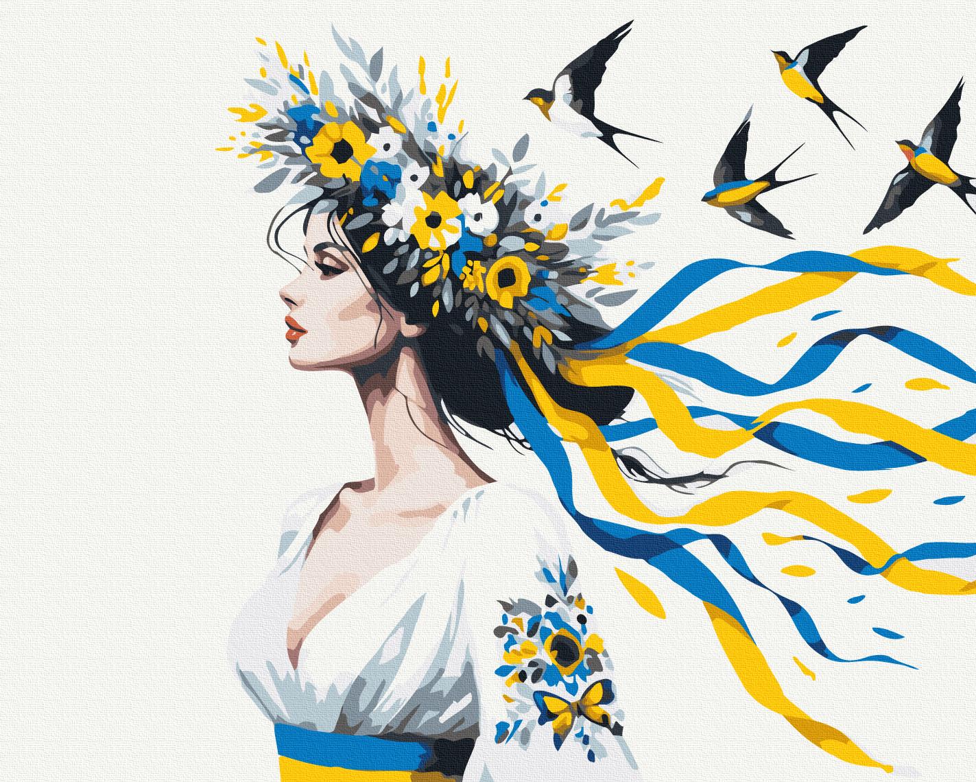 Картина по номерам Brushme Ветер свободы © Анна Грицюк 40x50 см (BS54372)