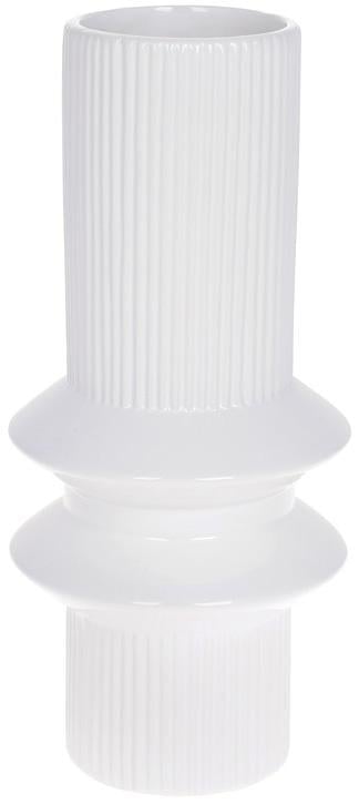 Ваза керамическая Stone Flower 12,6х12,6х28 см Белый (BD-733-474)