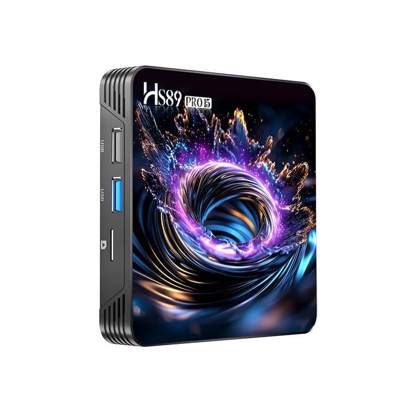 Смарт ТВ приставка Hugsun HS89 PRO15 4/32 Гб Smart TV Box Android TV 14 (306-32)