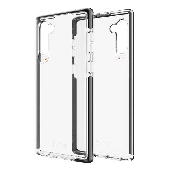 Противоударный прозрачный чехол GEAR4 Piccadilly D3O с антимикробным покрытием для Samsung Galaxy Note 10 Plus (6.8") SM-N975F Crystal Black