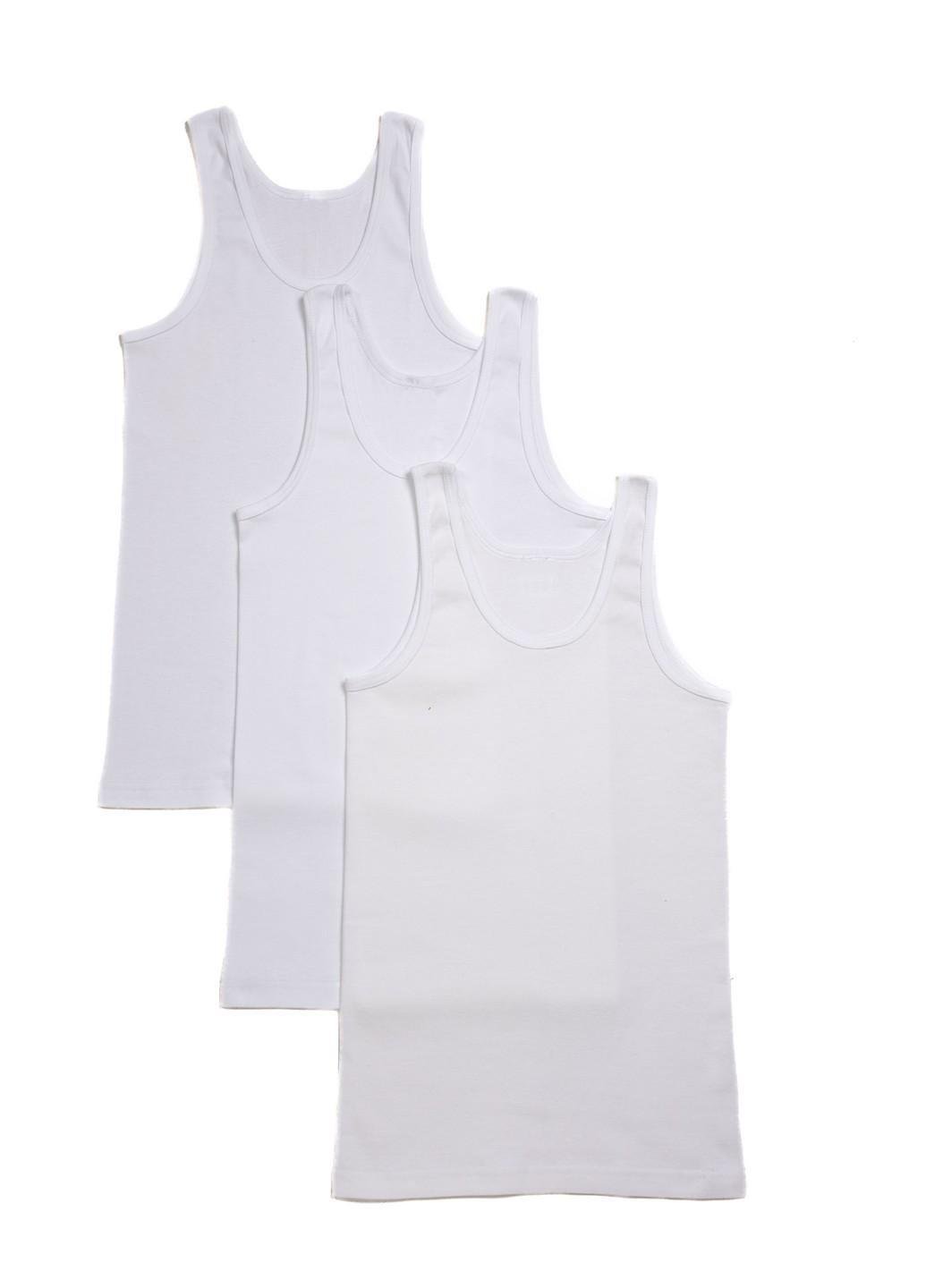 Сет чоловічих майок Наталюкс 2XL 3 шт. Білий (2111033200053)