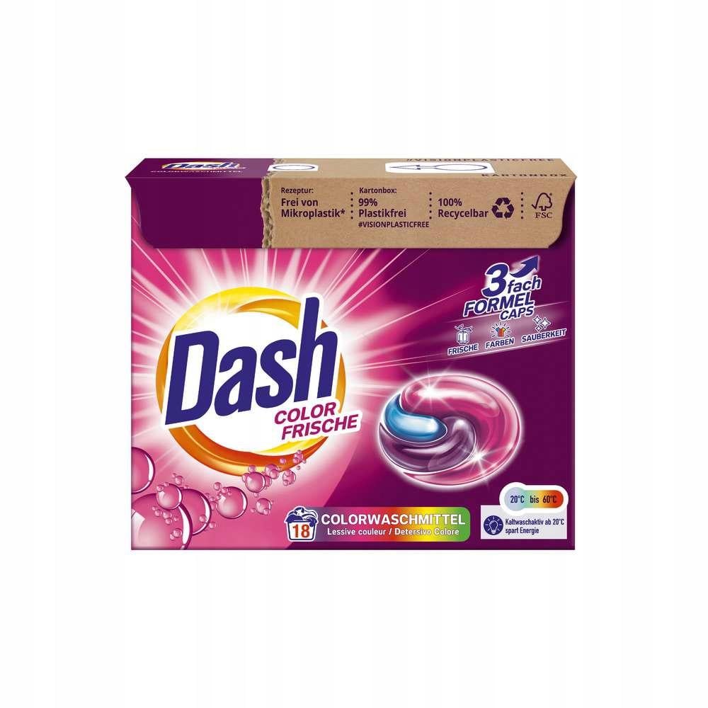 Капсули для прання кольорові Dash Color Frische 18 шт. (13346573)