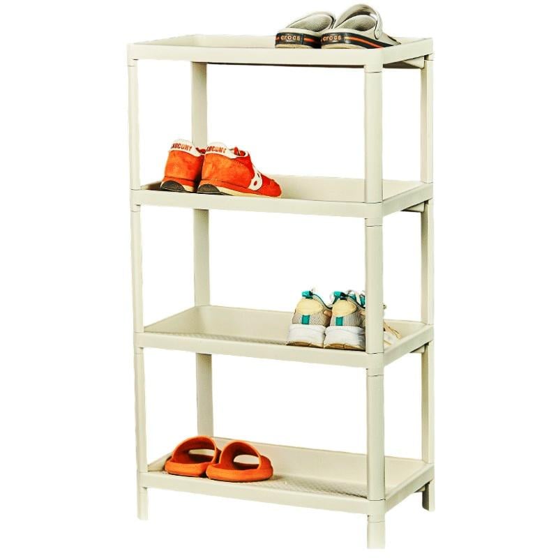 Полка для обуви Алеана 171007 3-х ярусная пластиковая 56х33х105 см Белая роза (2374899445)