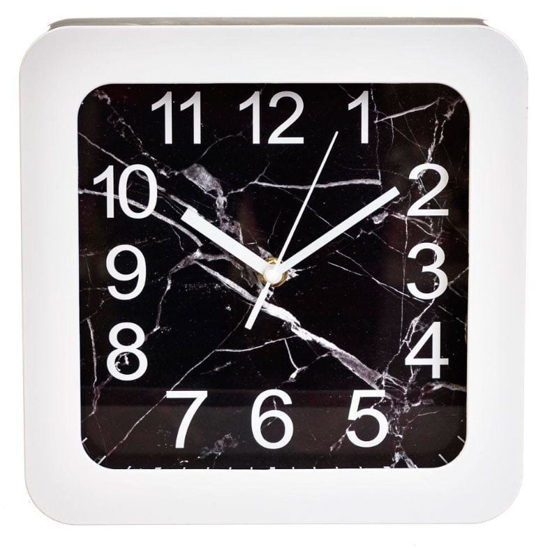 Часы настенные Veronese 12003-015 Квадрат 23х23 см Вlack