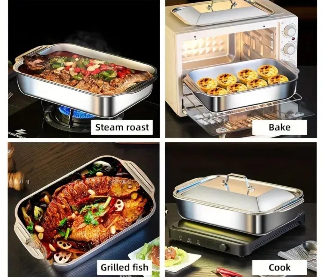 Форма для запекания с крышкой 4,2 л (2525160218) - фото 5 Форма для запекания с крышкой 4,2 л (2525160218) - фото 5