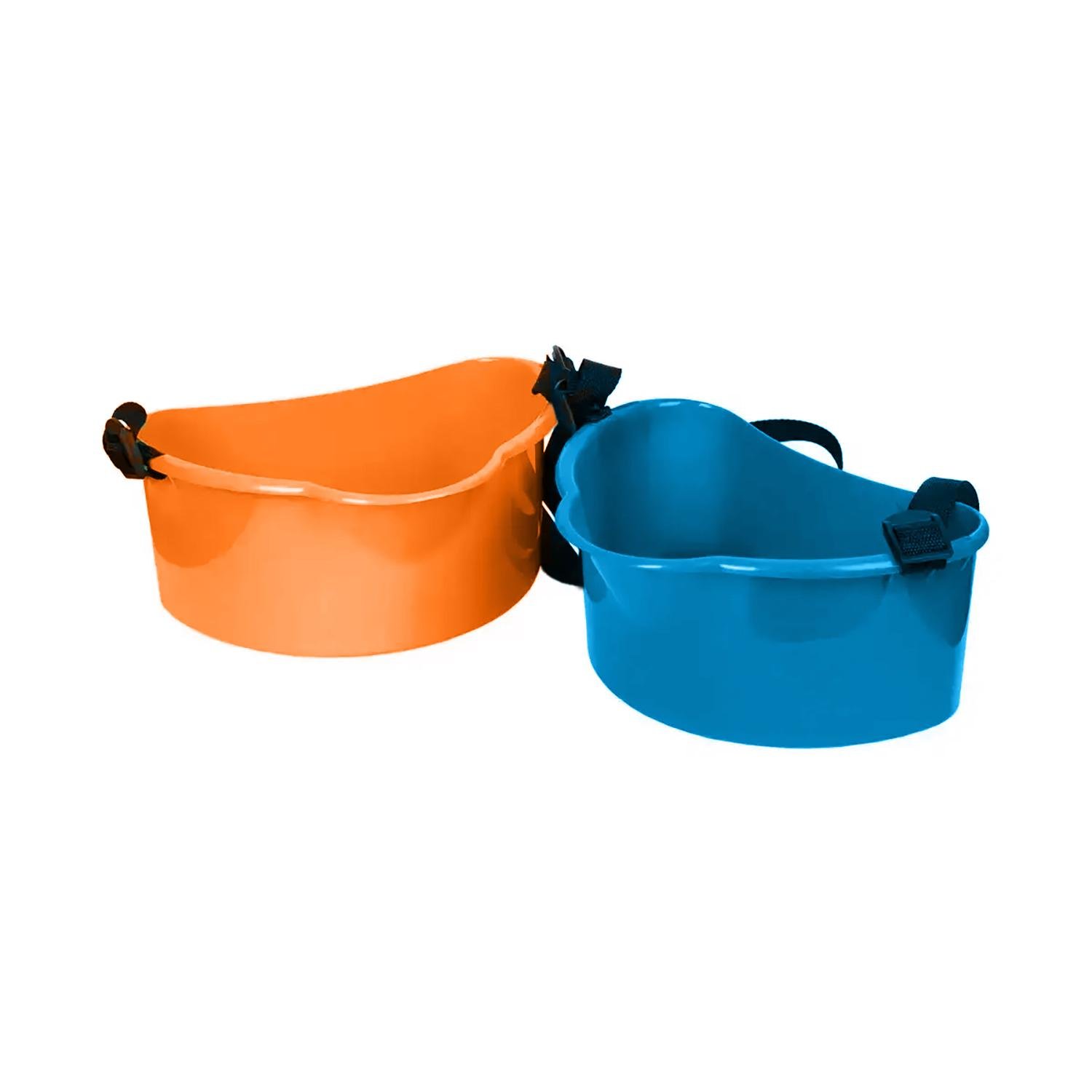 Корзинка для сбора ягод 3,5 л с регулируемым ремнем 2 шт. Оранжевый/Голубой (1815062377)