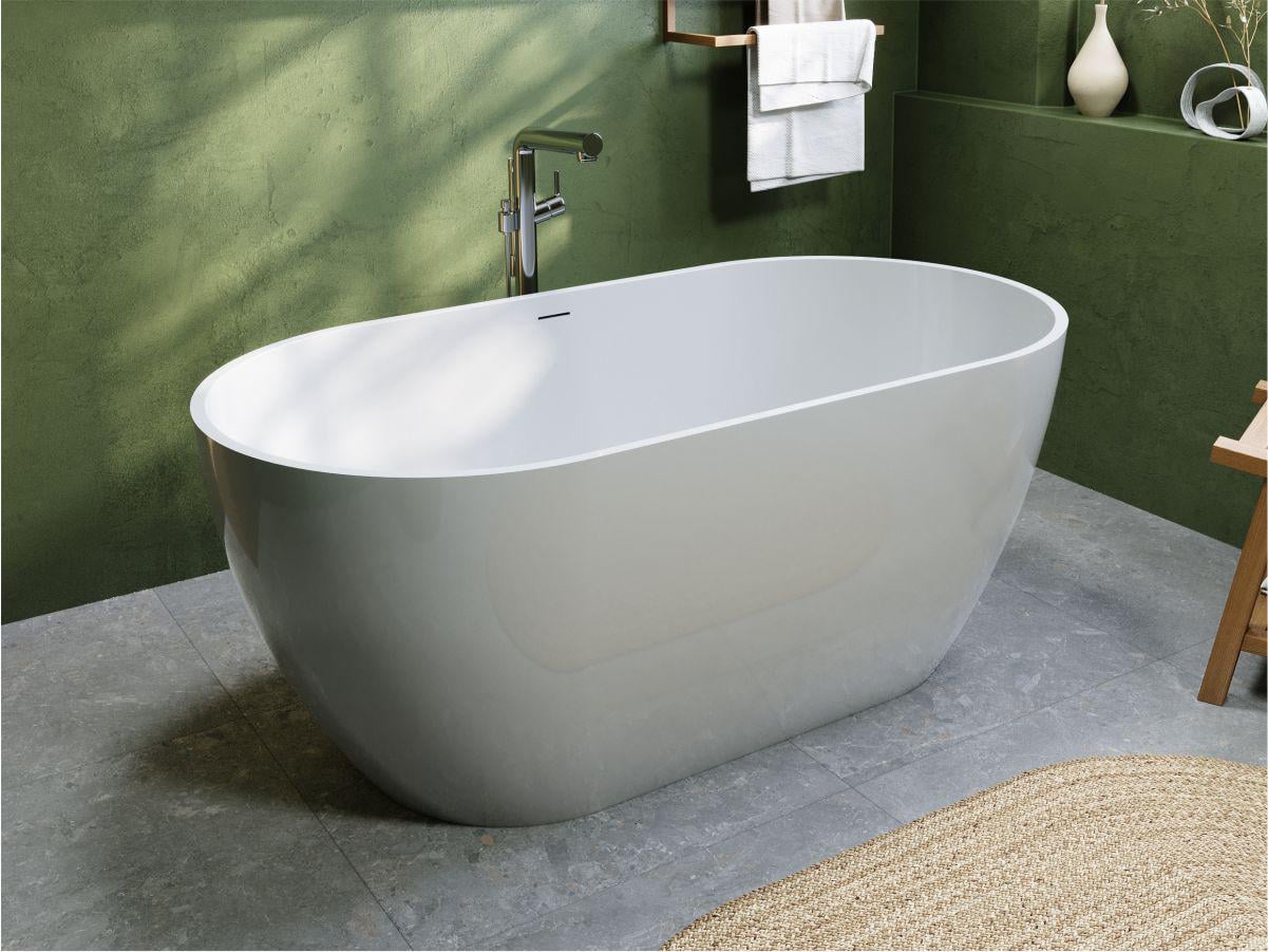 Ванна из искусственного камня Miraggio GREENLAND 1550 Белый (17658)