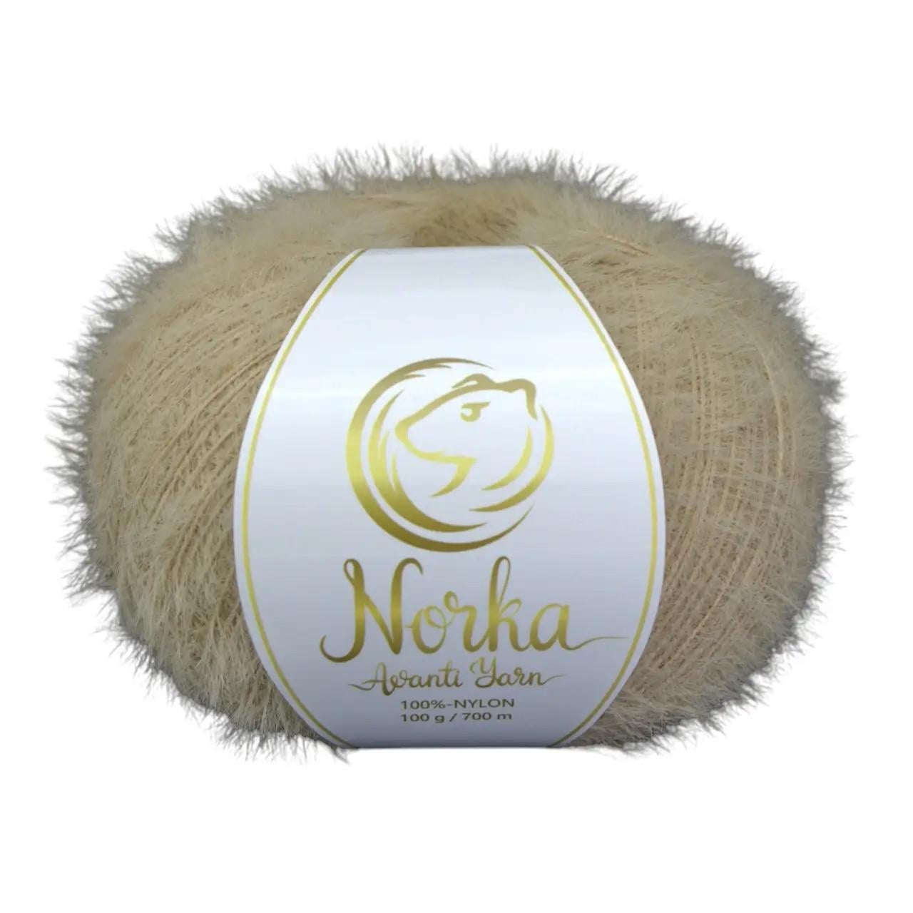 Пряжа Avanti Yarn Norka нейлон 100 г Бежевый №826 (2827101343)