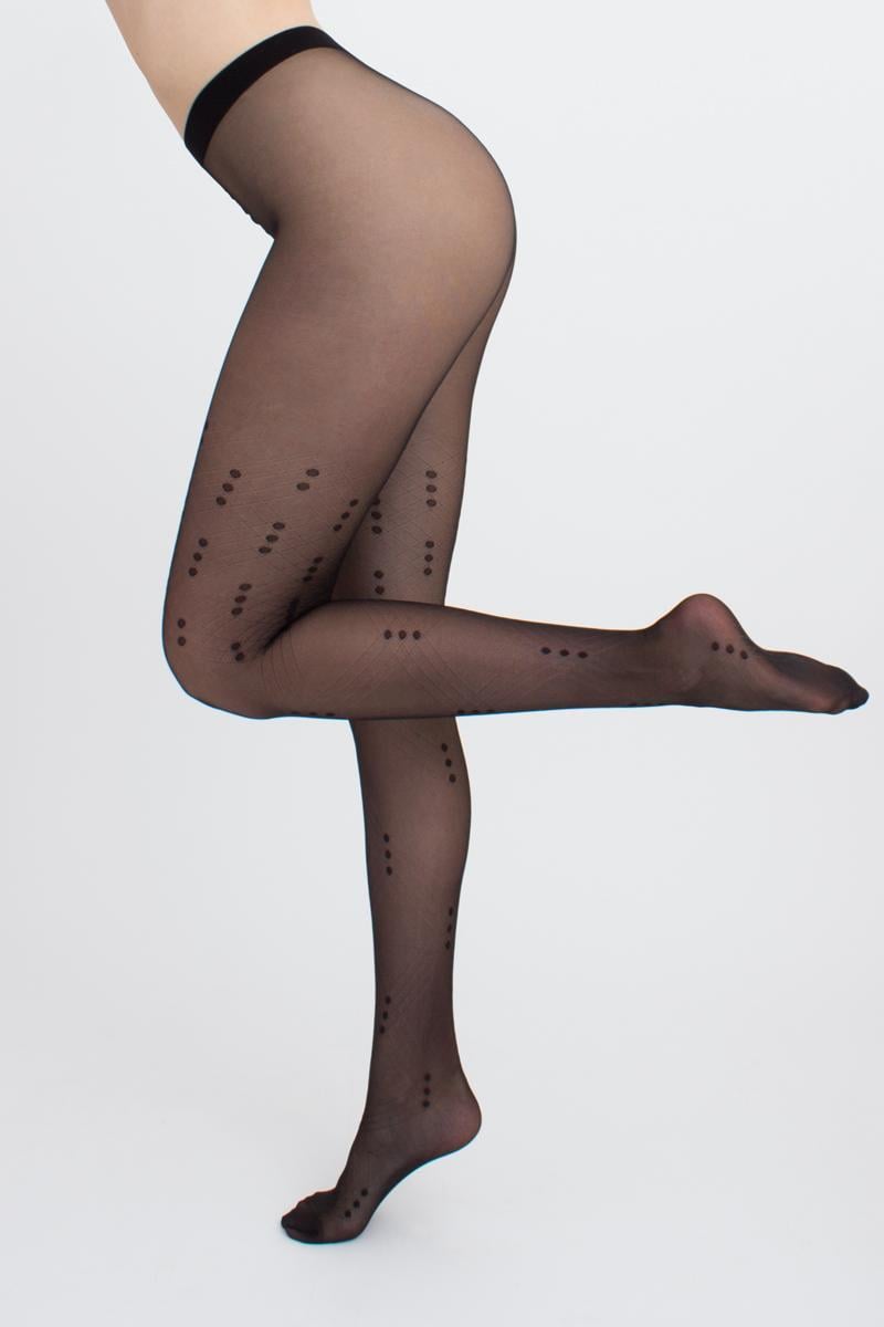 Колготки жіночі Giulia NOIR фантазійні 20 р. 2 Black (4823116905108)