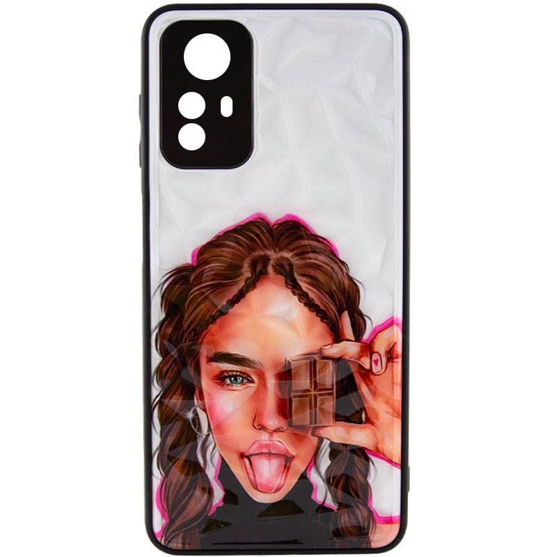 Противоударный TPU+PC Чехол Prisma Ladies для Xiaomi Redmi Note 12S Chocolate - фото 2