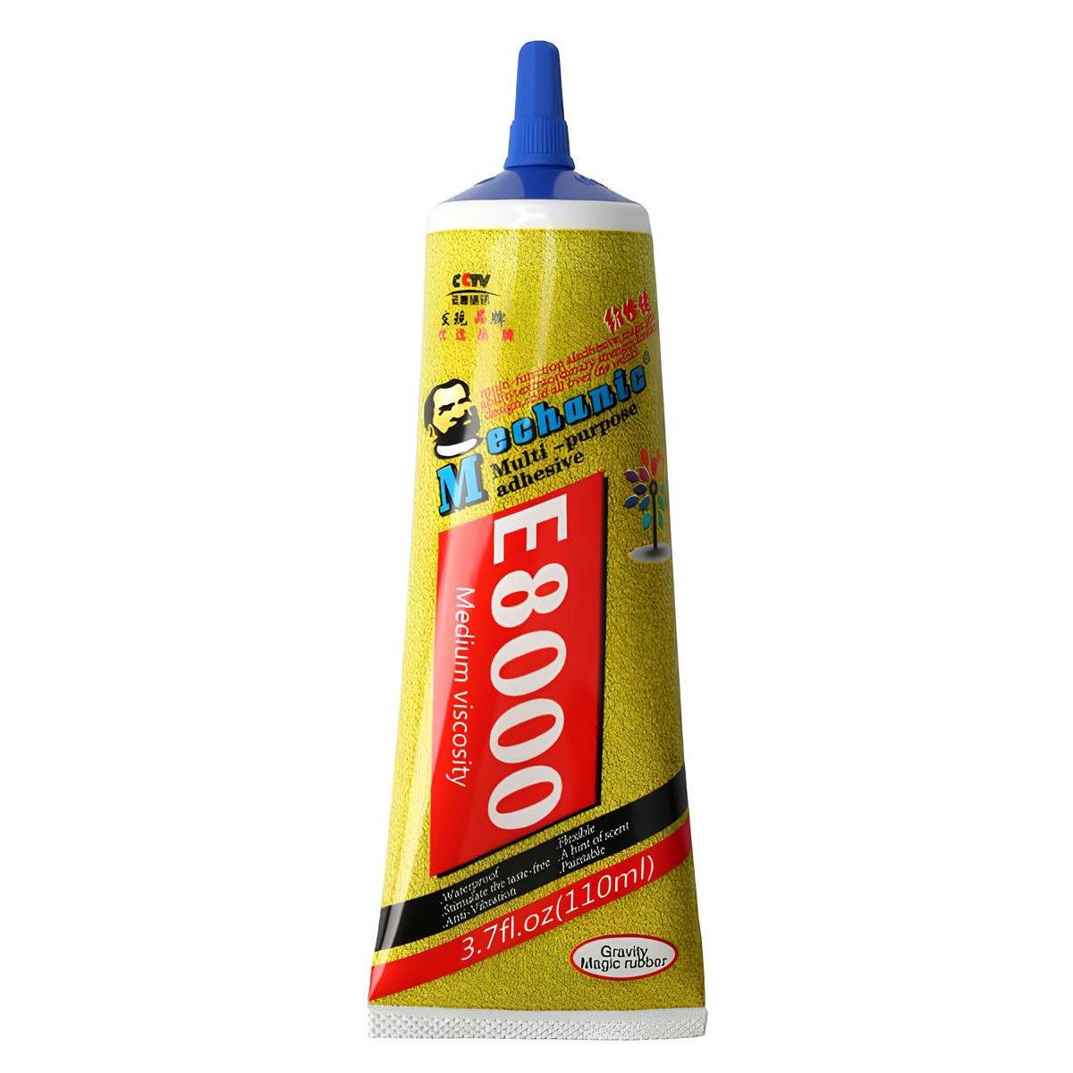 Клей силиконовый Mechanic E8000 в тюбике с дозатором 110 мл (ART-14105)