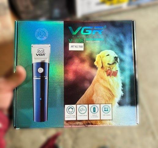 Машинка для стрижки собак та котів акумуляторний VGR V-098 Синій - фото 15 Машинка для стрижки собак та котів акумуляторний VGR V-098 Синій - фото 15