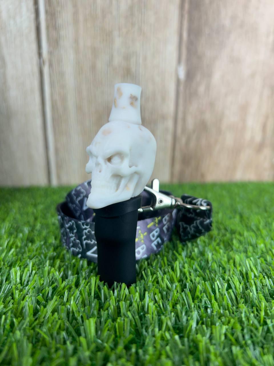 Мундштук персональный Vibe Hookah Skull White (2676731312)