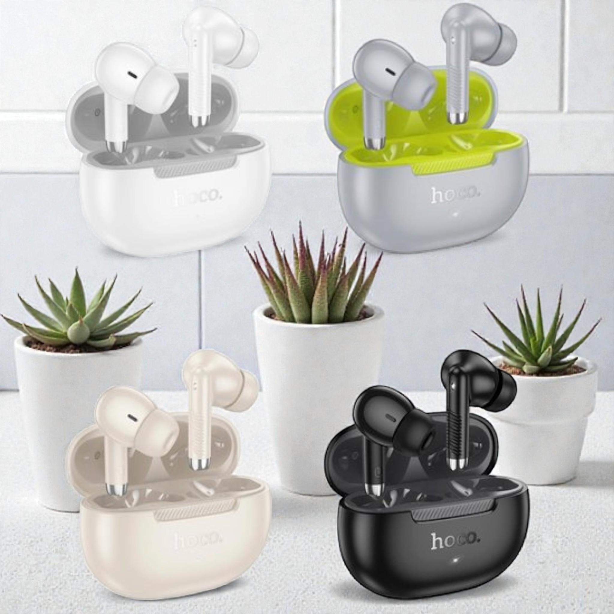 Наушники беспроводные TWS Hoco EQ24Gray Lake Estrella Wireless BT headset (30681556) - фото 5 Наушники беспроводные TWS Hoco EQ24Gray Lake Estrella Wireless BT headset (30681556) - фото 5