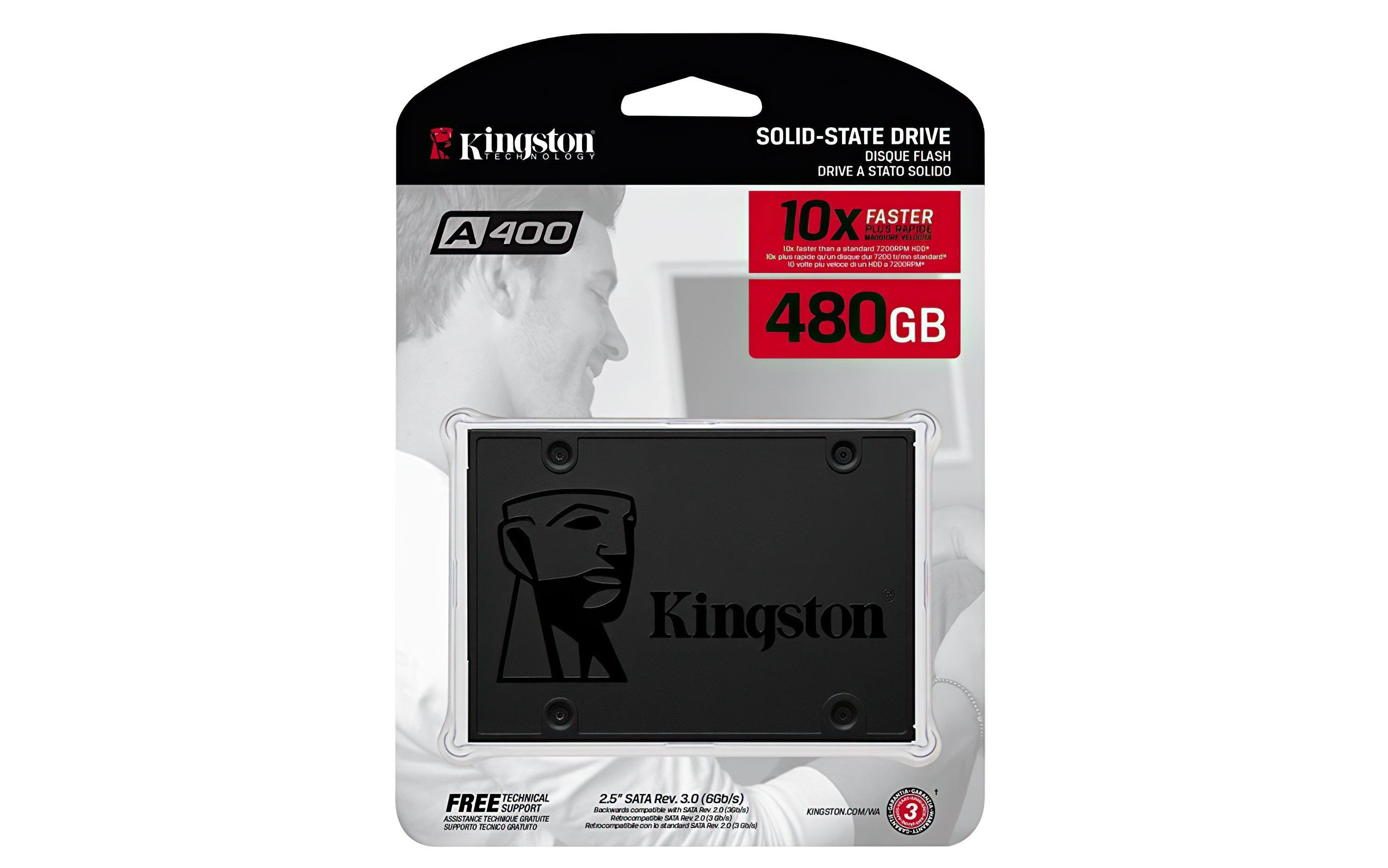 Накопитель твердотельный Kingston A400 2.5" SSD 480 GB (SA400S37/480G)