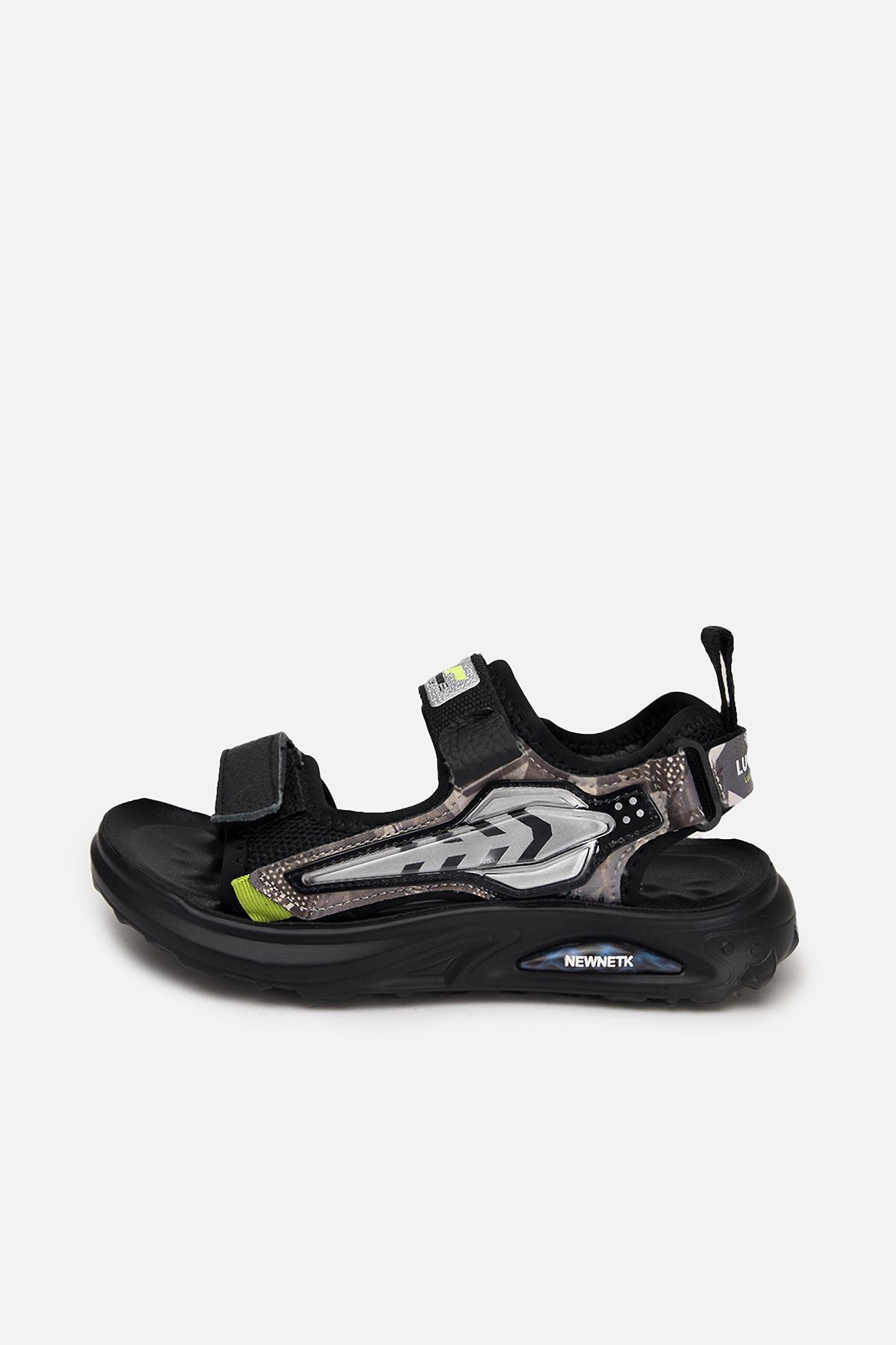 Босоножки на плоской подошве ЦБ-00238642 для мальчика р. 36 Черный (SKT000957039)