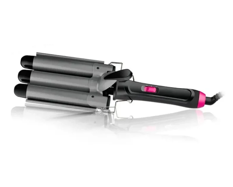 Плойка для волос Domotec MS-481B 3 Barrel Hair Curler тройная Черный (2733861267) Плойка для волос Domotec MS-481B 3 Barrel Hair Curler тройная Черный (2733861267)