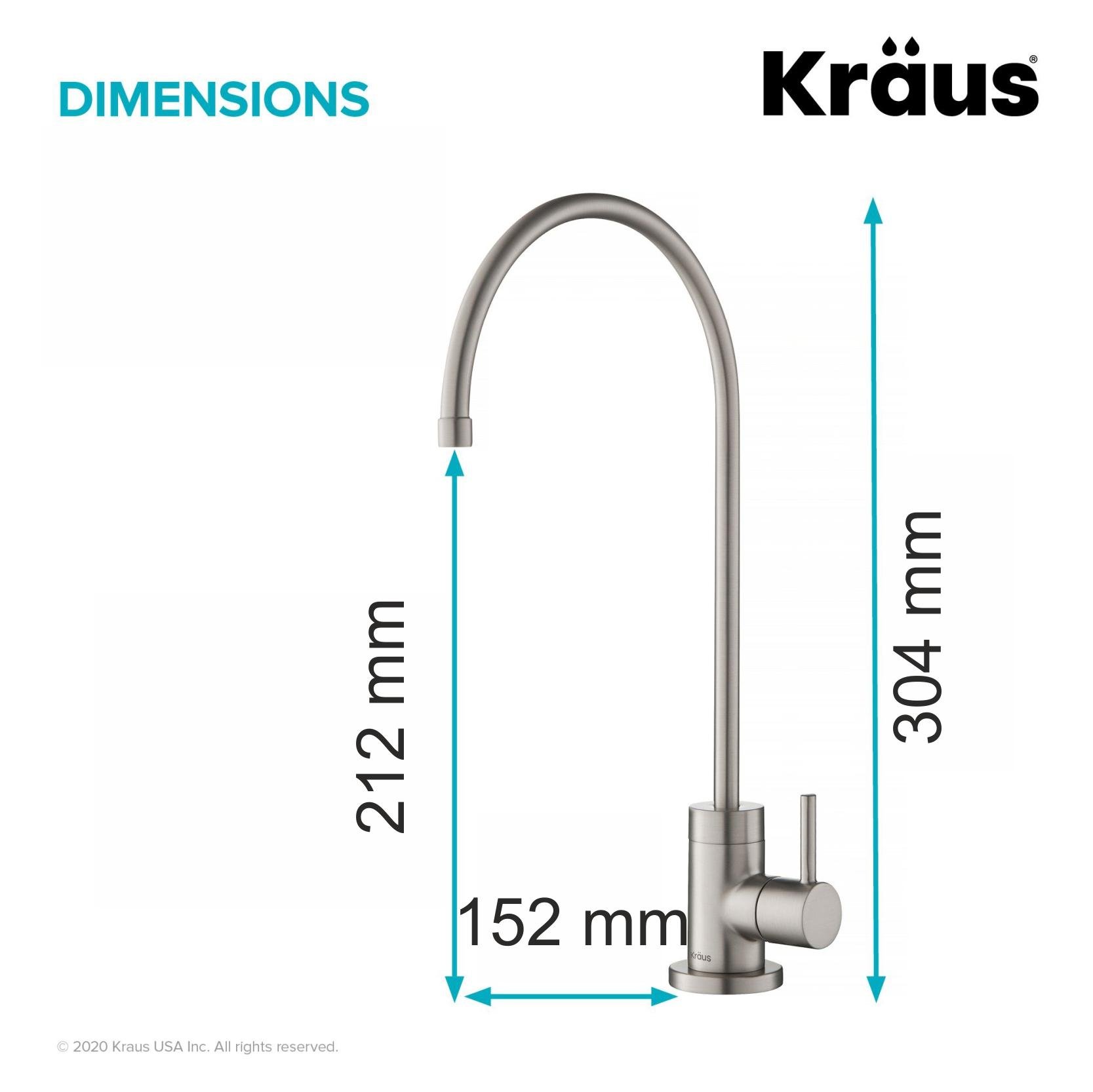 Кран кухонний до фільтру KRAUS FF-100BB Бронзовий (95175) - фото 4