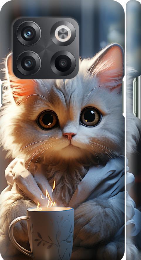 Чехол на OnePlus 10T White cat (5646m-2647-42517)