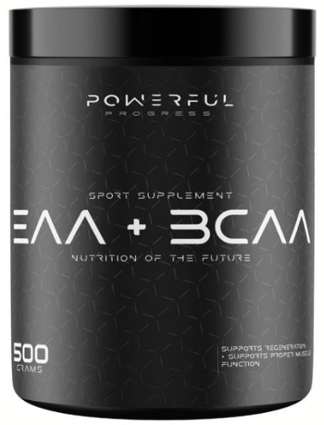 Комплекс незаменимых аминокислот ЕАА и ВСАА Powerful Progress EAA+BCAA Яблоко 500 г