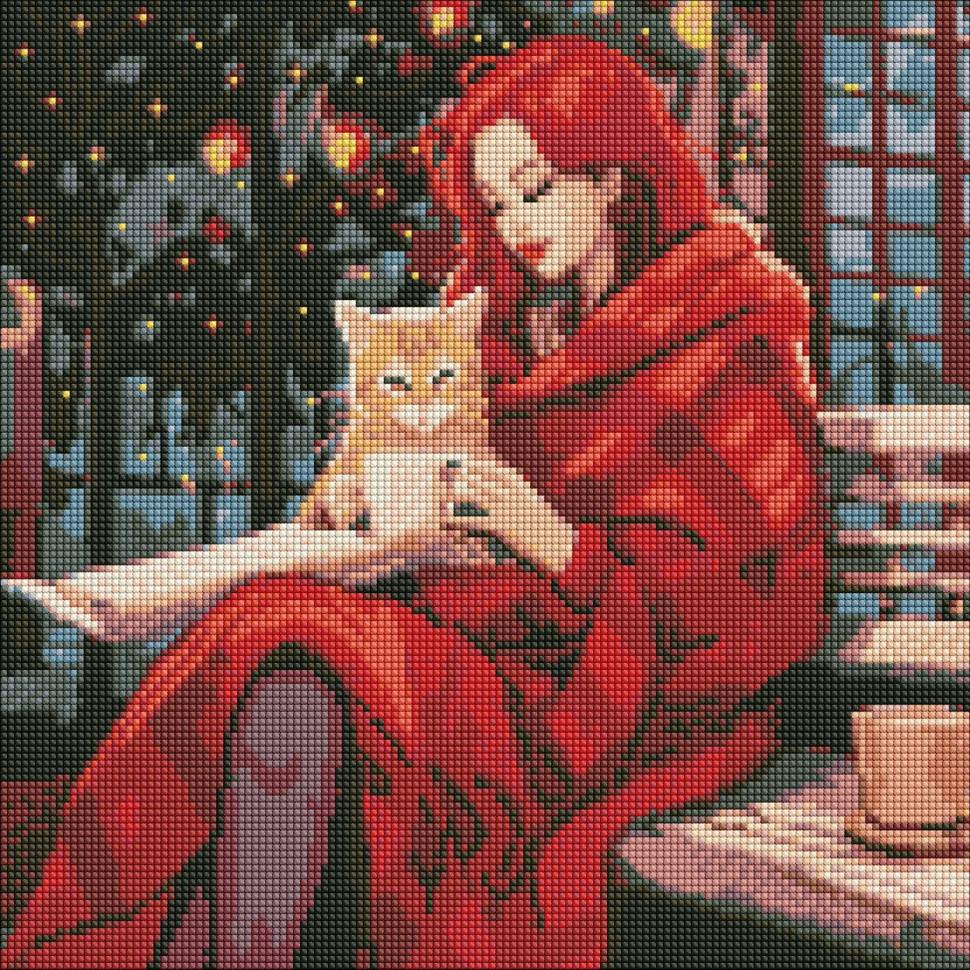 Алмазная мозаика Идейка Неразлучные друзья 40x40 см (AMO7656)