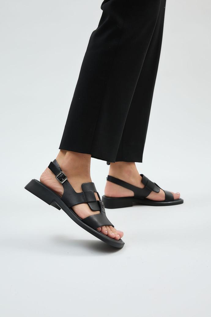 Босоножки женские LONZA кожаные р. 42 Черный (199903) - фото 3 Босоножки женские LONZA кожаные р. 42 Черный (199903) - фото 3