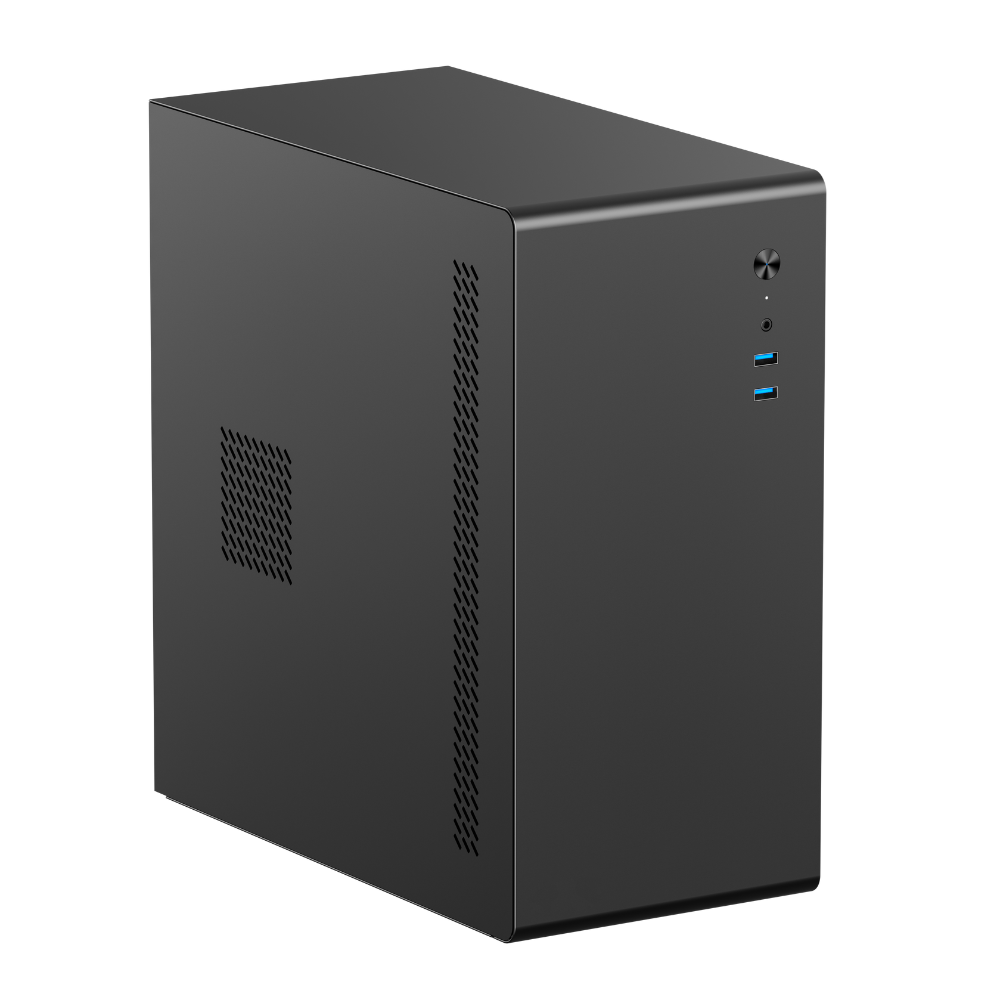 Корпус для ПК GameMax A200-BK-NP Minitower, черный, без блока питания