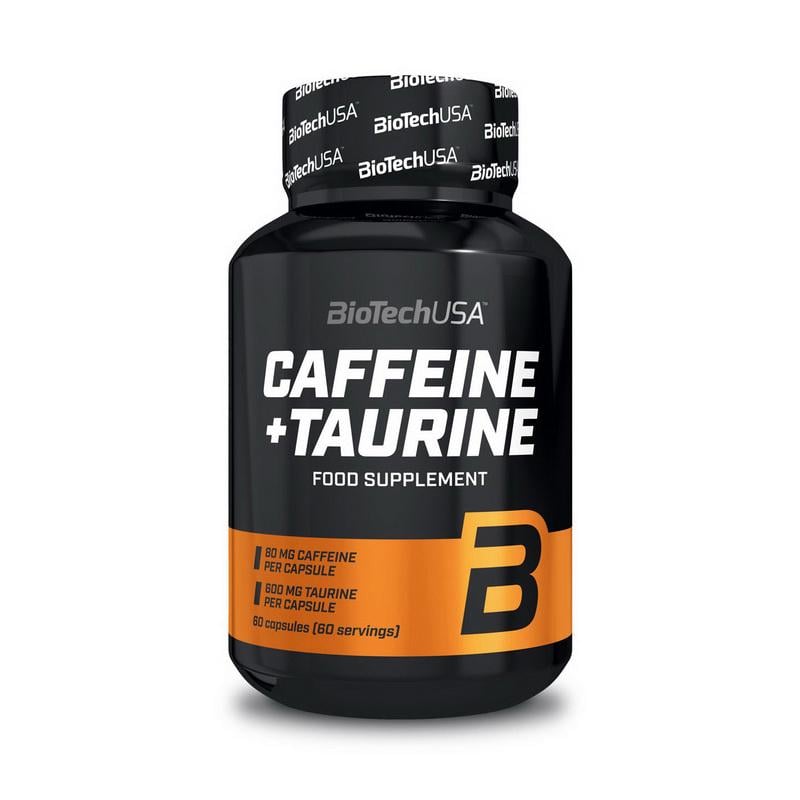 Кофеин с таурином BioTech Caffeine+Taurine 60 капс.