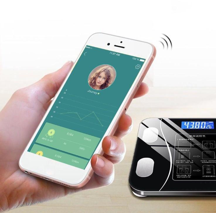 Весы напольные Scale с Bluetooth с приложением до 180 кг (22824367) - фото 2 Весы напольные Scale с Bluetooth с приложением до 180 кг (22824367) - фото 2