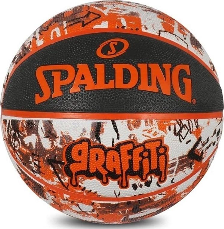 Баскетбольный мяч Spalding GRAFFITI BALL р. 7 Оранжевый (84376Z)