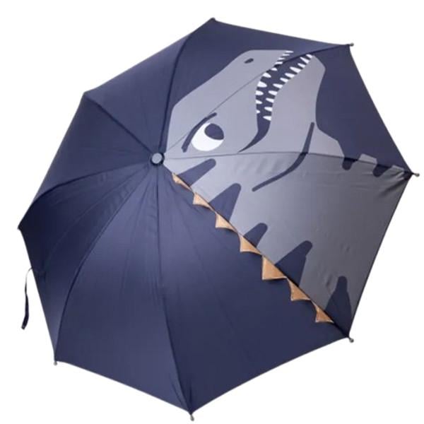 Парасолька дитяча тростина механічна з 3D-хвостом 89 см Синій (HP-23-12BL)
