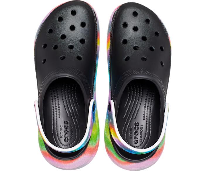 Сабо Crocs Classic Crush Spray Dye р. W9/EUR 39-40 Black/Multicolor (9367854) - фото 3