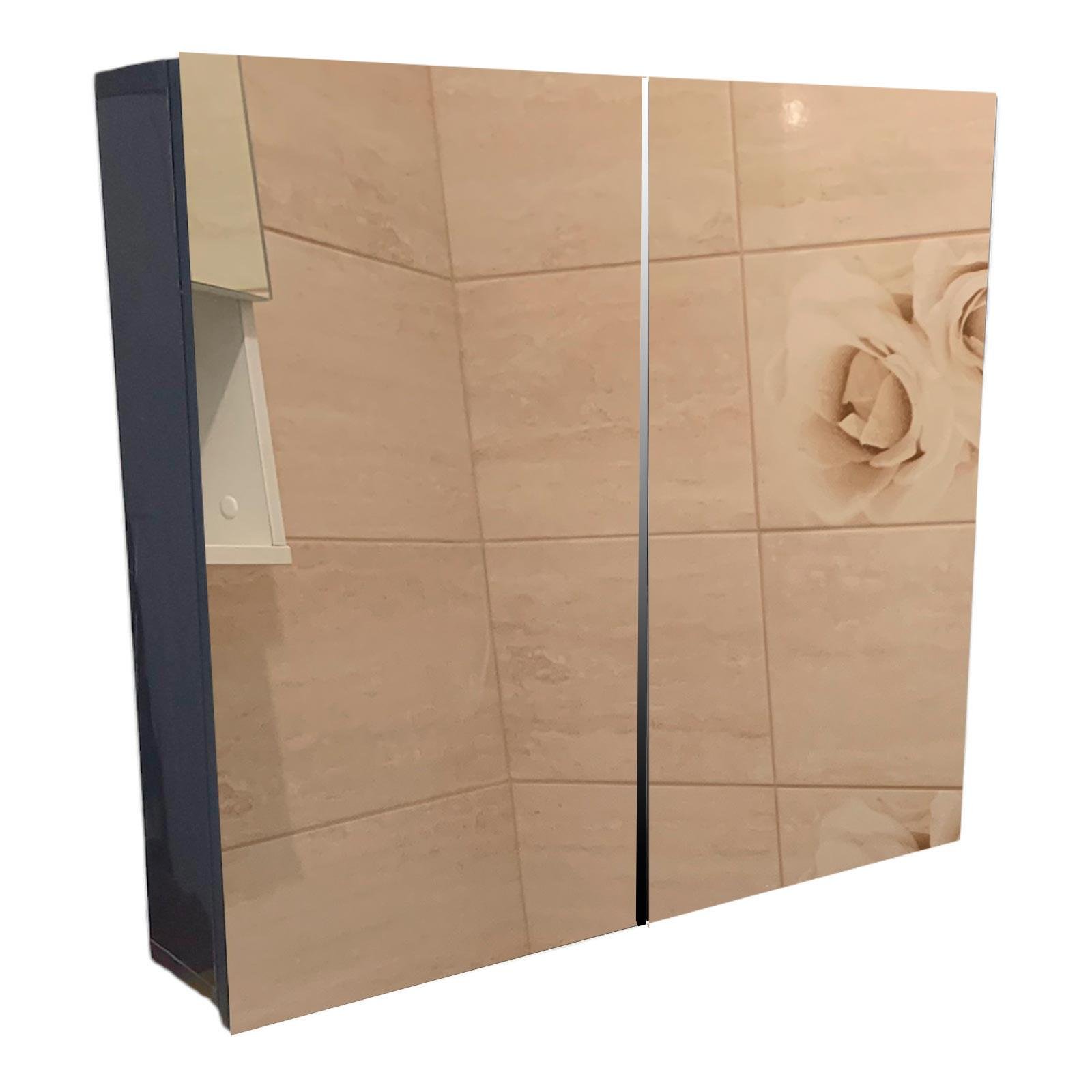 Шафа дзеркальна для ванної кімнати The MIX PL 8.2 пластикова 60 см (2347) - фото 6