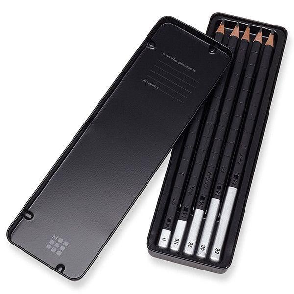 Набор простых карандашей Moleskine Drawing Set 5 шт. (EW7P05GPHA)