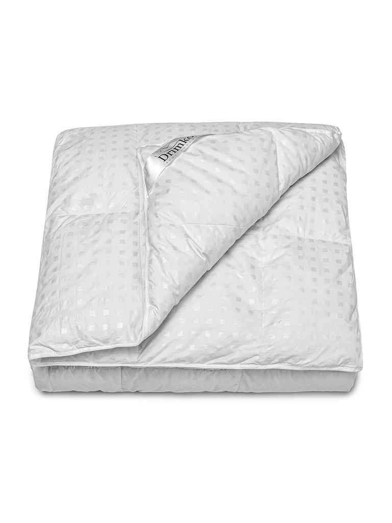 Одеяло Дримко Оптима кассетное отборный пух 40% 140х205 см Белый (0740-04)