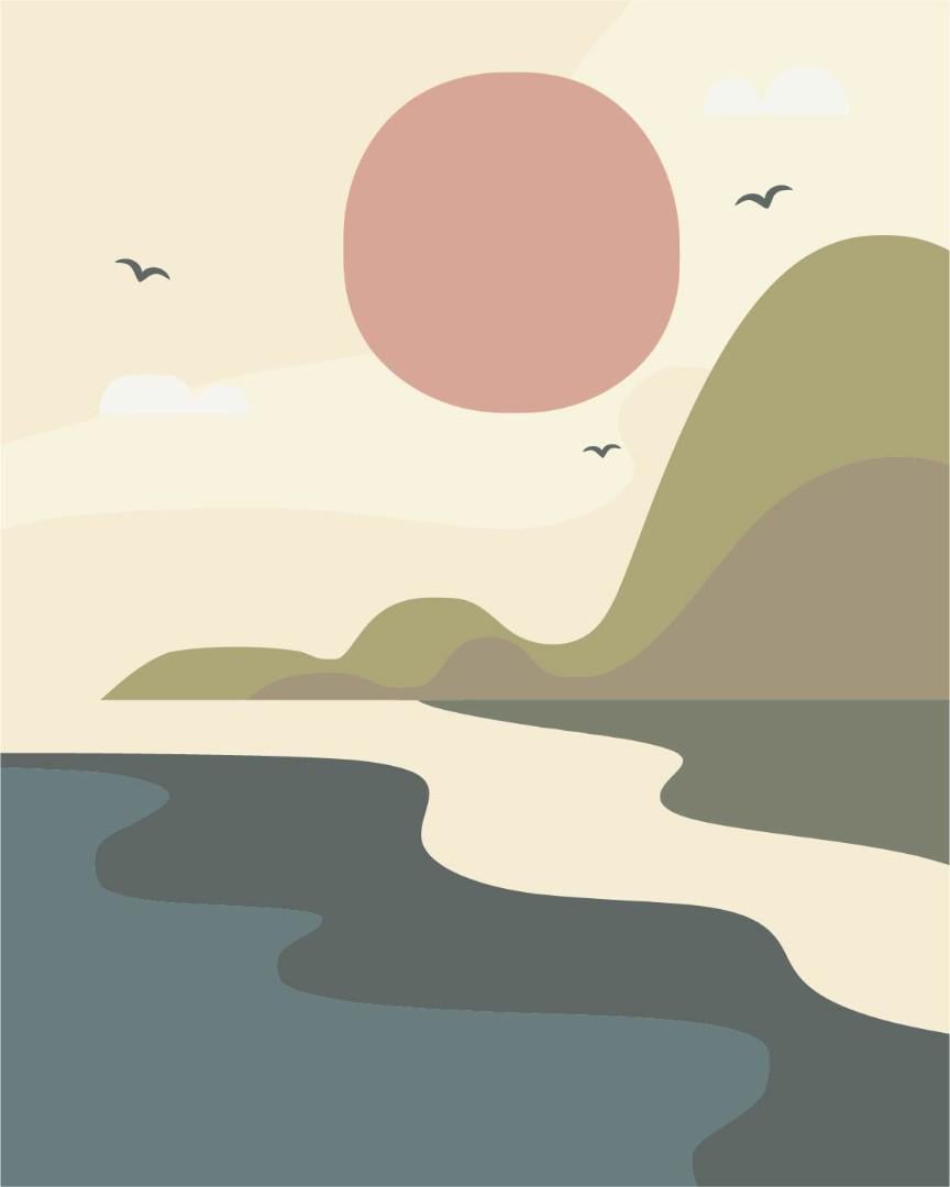 Картина по номерам Brushme Солнце Японии начало 40x50 см (BS52012)