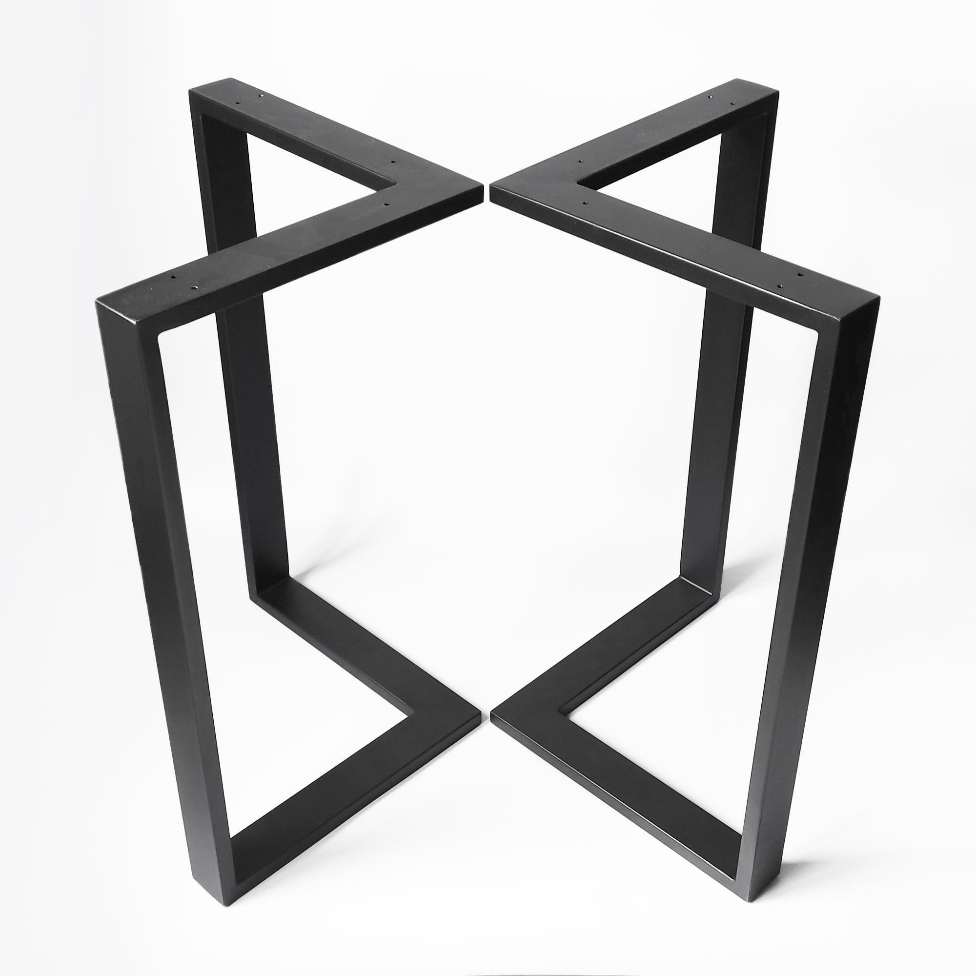 Комплект опор для столу з металу 566х325 мм H 730 мм 2 шт. Чорний (1126) Комплект опор для столу з металу 566х325 мм H 730 мм 2 шт. Чорний (1126)