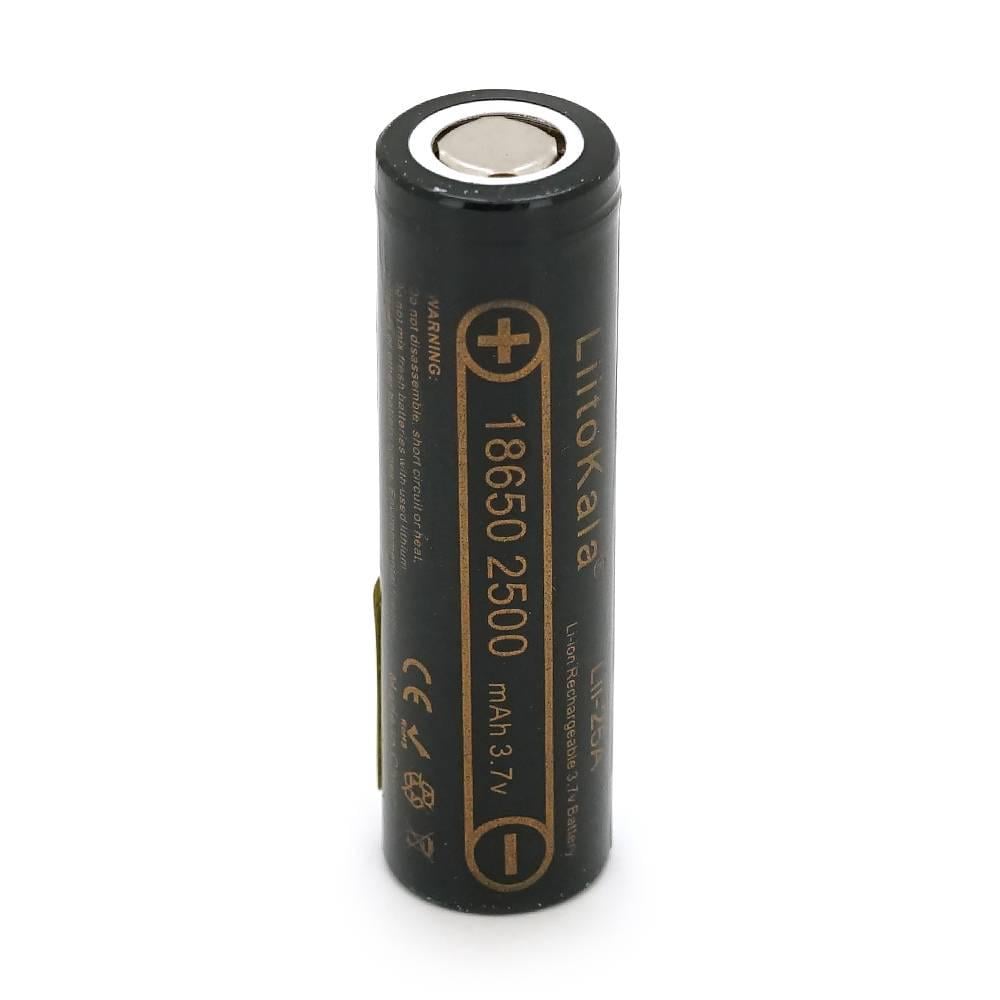 Акумулятор 18650 Li-Ion LiitoKala Lii-25A 2500 mAh 3,7V Q2 1 шт. Black (33785)