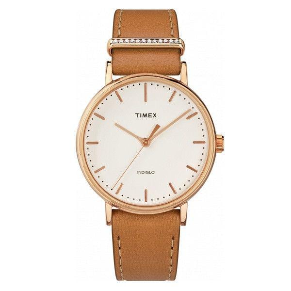 Наручний годинник жіночий Timex кварцевий Gold (Tx2r70200)