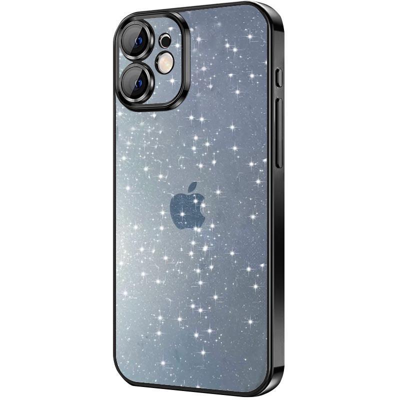 Противоударный чехол TPU+PC Glittershine для Apple iPhone 12 (6.1") Black