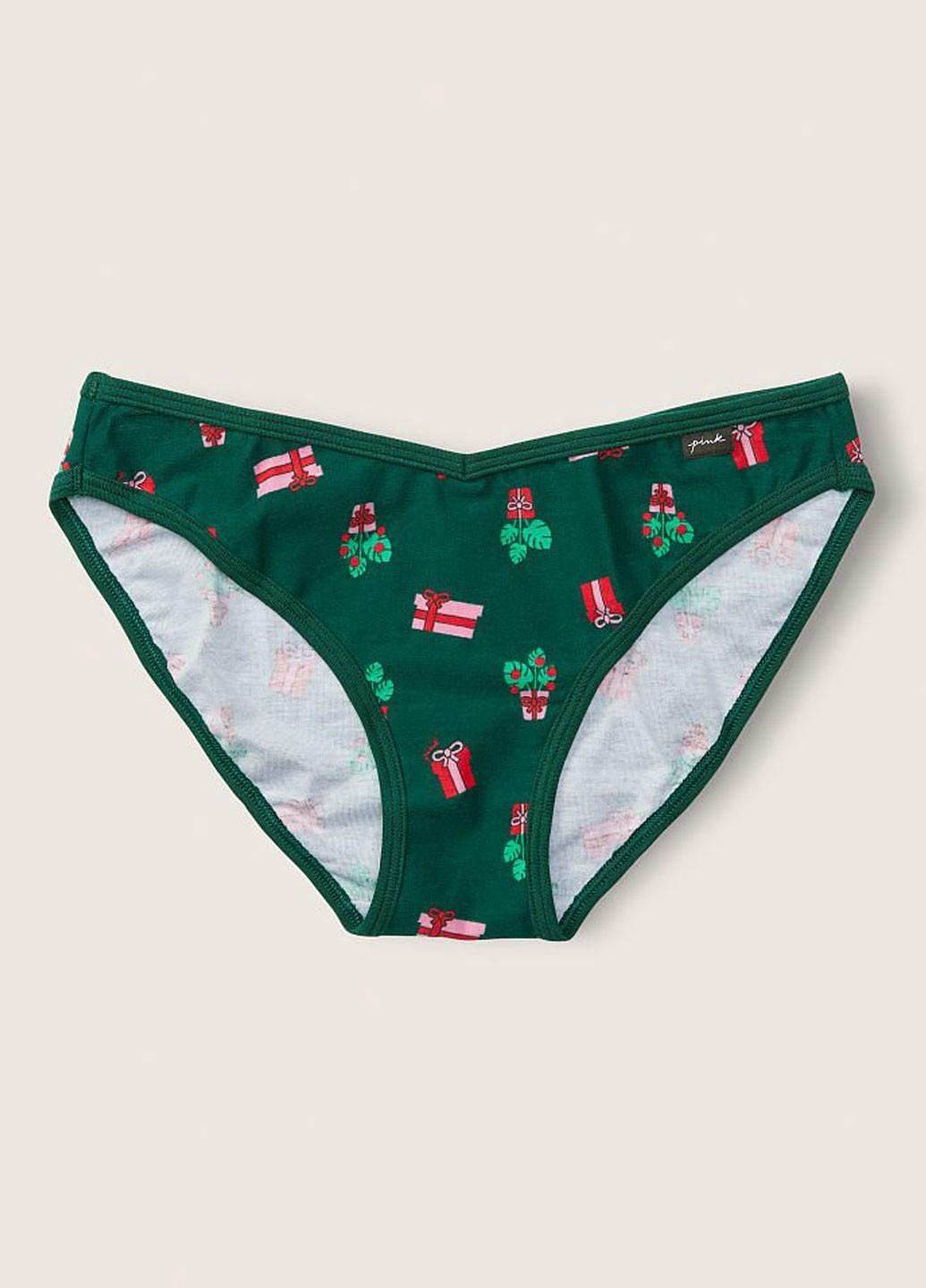 Женские трусы Victoria's Secret 1440000402867QCFL L Зеленый (52671955)