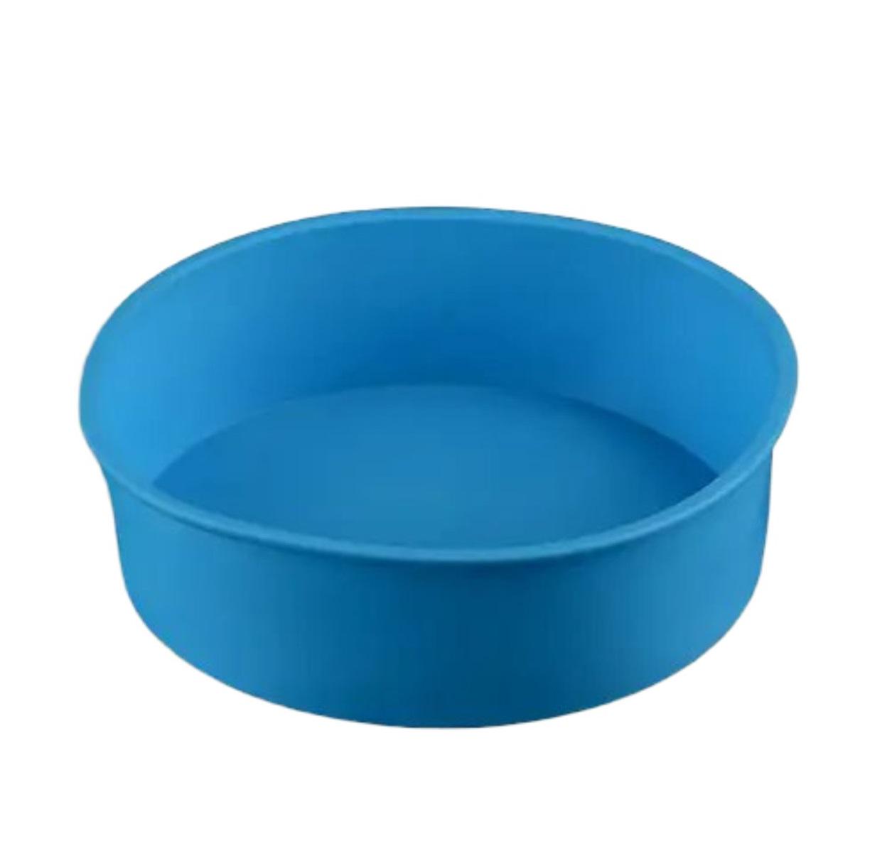Форма силиконовая круглая для выпечки 16,3 см Синий (SAM-7727)