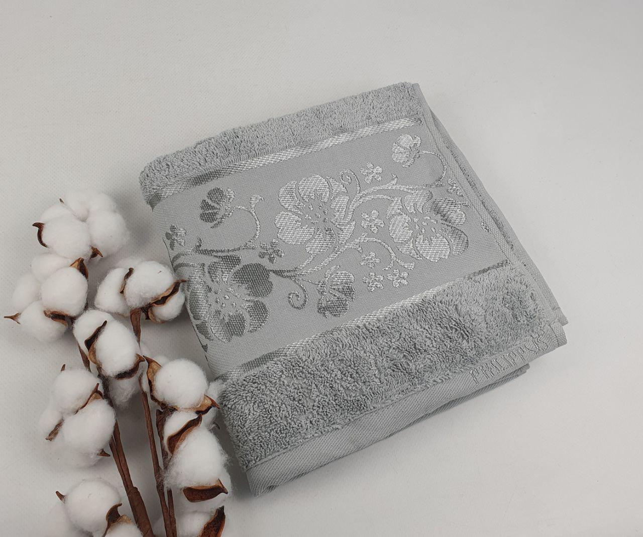 Рушник Philippus Platinum Cotton Elina А295 50x90 см Сірий (CN38946)